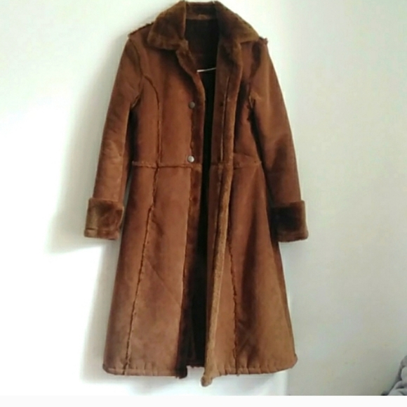 Shamwa winter coat brown size S - Picture 1 of 10